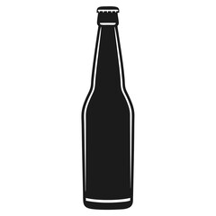 Beer Bottle silhouette vector illustration