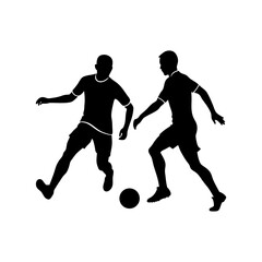futsal players vector silhouette