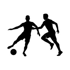 futsal players vector silhouette