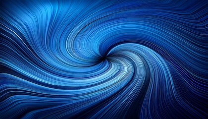 Fototapeta premium abstract blue background abstract lines twisting into beautiful bends