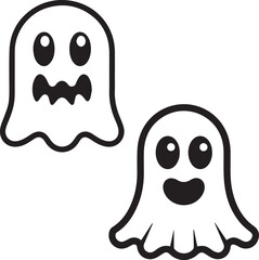 halloween ghost cartoon