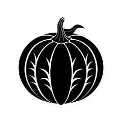 Pumpkin Silhouette vector illustration