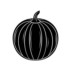 Pumpkin Silhouette vector illustration