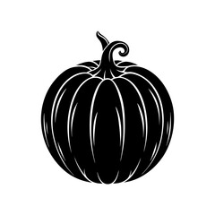 Pumpkin Silhouette vector illustration