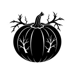 Pumpkin Silhouette vector illustration