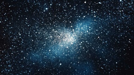 Fototapeta premium Celestial expanse showcases a star cluster.