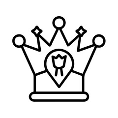 Crown royal king queen tiara monarch kingdom symbol luxury authority power coronation icon design