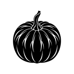 Pumpkin Silhouette vector illustration