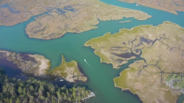 In the Dalyan region, boats that sail through the reeds embark on a peaceful journey in touch with nature. The labyrinthine paths of the delta waters and the rich ecosystem around them are seen.