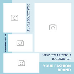 夏 シンプル SNS フレーム