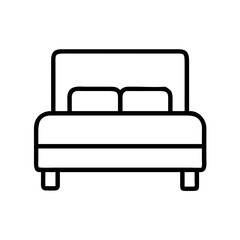 Bed bedroom furniture double bed king size bed mattress pillows sleep rest home interior design line