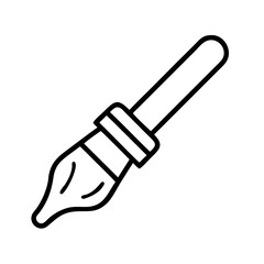 Dropper tool icon vector illustration design, pipette tool, medicine dropper, eye dropper, liquid tool