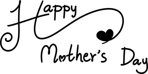 Happy Mother’s Day hand write
