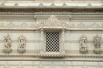 Hindu temple BAPS Shri Swaminarayan Mandir (Neasden Temple) in London, United Kingdom