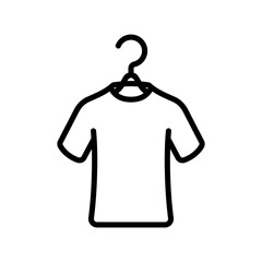 Clothes hanger icon vector design illustration template