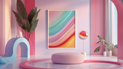 modern living rooms interior. generative ai