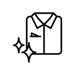 Clean clothes icon vector design