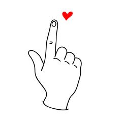 peace symbol on a white