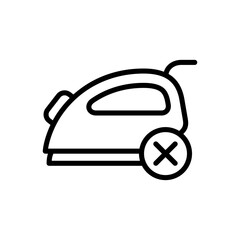 Do not iron icon vector design illustration