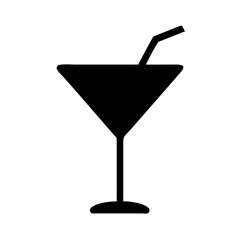 cocktail glass with cocktail