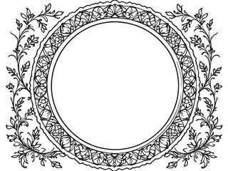 Picture Frame line art for elegant home wall decoration