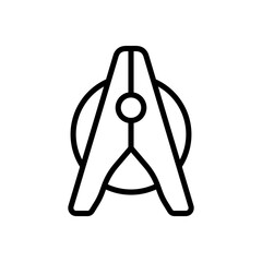 clothespin icon vector design illustration