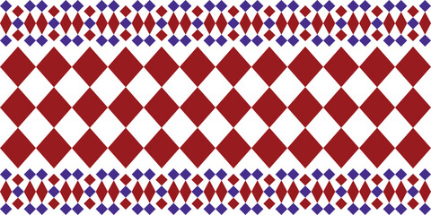 Seamless geometric pattern with rhombuses. Vector illustration.