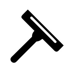 Window Squeegee Cleaning Tool Icon Design