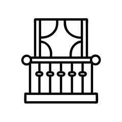 Balcony architecture outdoor design building exterior rail terrace apartment home facade view urban design