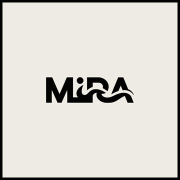 MIRA Logo - Bold Modern Wordmark For Luxury Fashion Label