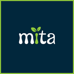 Mita Logo - Organic Brand Identity With Minimal Nature Vibe