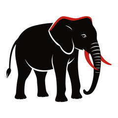 Obraz premium elephant vector illustration