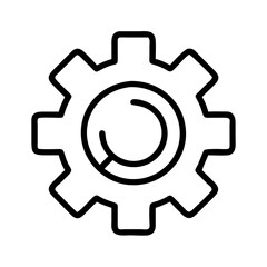 Gear icon settings cog wheel configuration options preferences mechanism engineering symbol tool