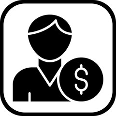 Financial advisor Icon style
