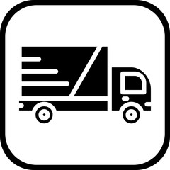 Truck vector icon style