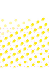 seamless background with yellow flowers