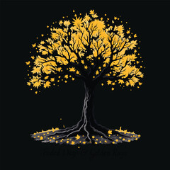 vector tree silhouette