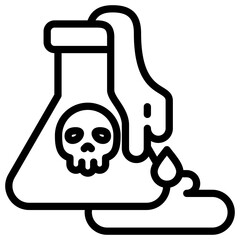 Chemical Pollution Icon