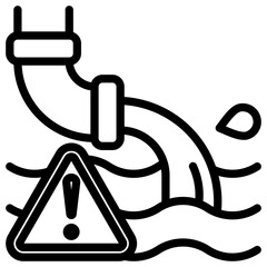 Water Pollution Icon