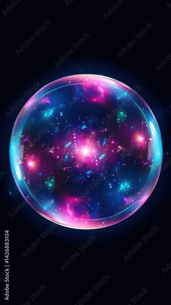 Canvas Prints galaxy style astronomy universe shape.