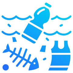 Marine Pollution Icon
