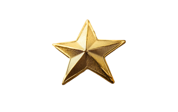 Honoring fallen service member with gold star badge displayed on formal military attire isolated on white background PNG - Powered by Adobe