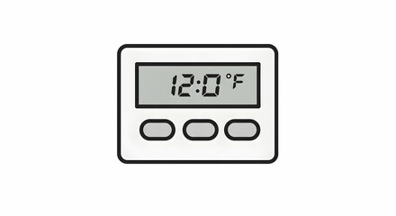 Showing Fahrenheit on Digital Display for Measuring