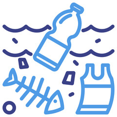 Marine Pollution Icon