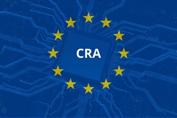 CRA (Cyber Resilience Act) introduced by the European Union. Security requirements for connected hardware and software products. Concept.
