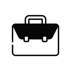 Briefcase  Icon vector stock illustration