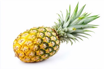 pineapple isolated on white background, generated AI