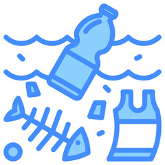 Marine Pollution Icon
