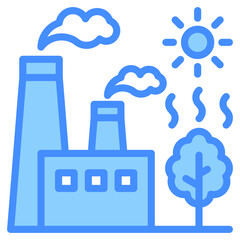 Obraz premium Thermal Pollution Icon