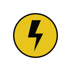 lightning icon sign symbol logo